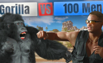 Gorilla Vs 100 Men